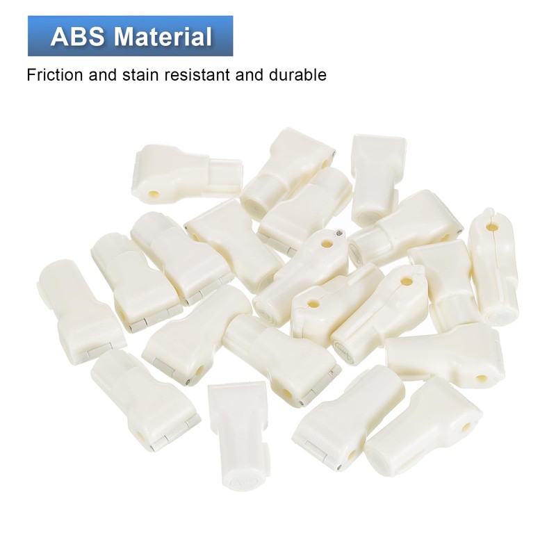 sourcing map 50pcs Peg Hook Lock, 4mm Pegboard Display Hook