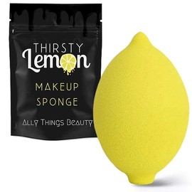 Generic Makeup Sponge Beauty Blender Soft Sponge For Liquid Foundation, Creams, and Powders, Latex Free Wet and Dry Makeup Standard Size (Lemon)