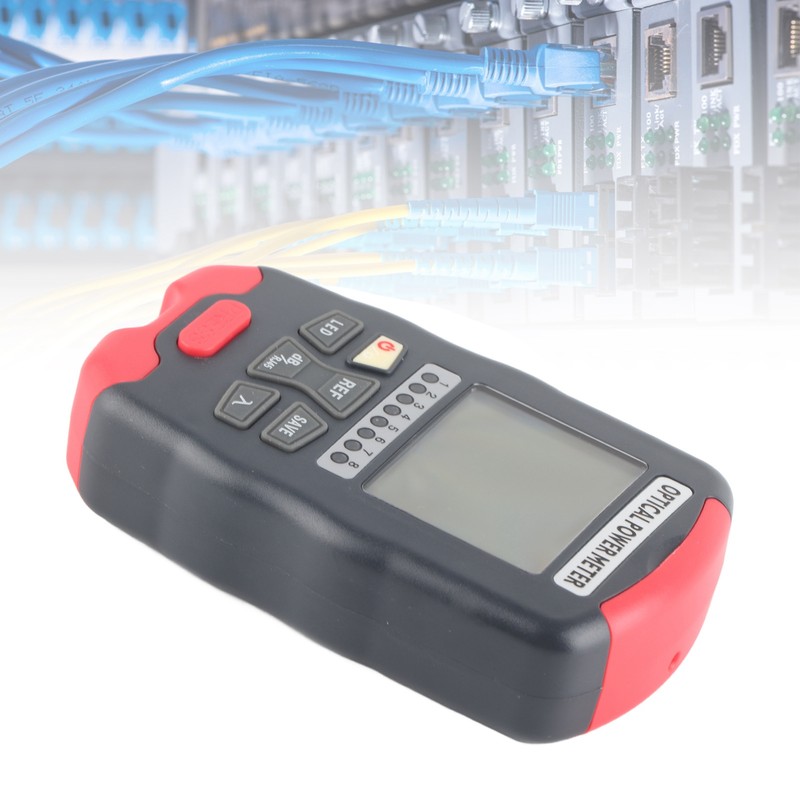 Mini Optical Fiber Power Meter RJ45 Tester FC SC ST