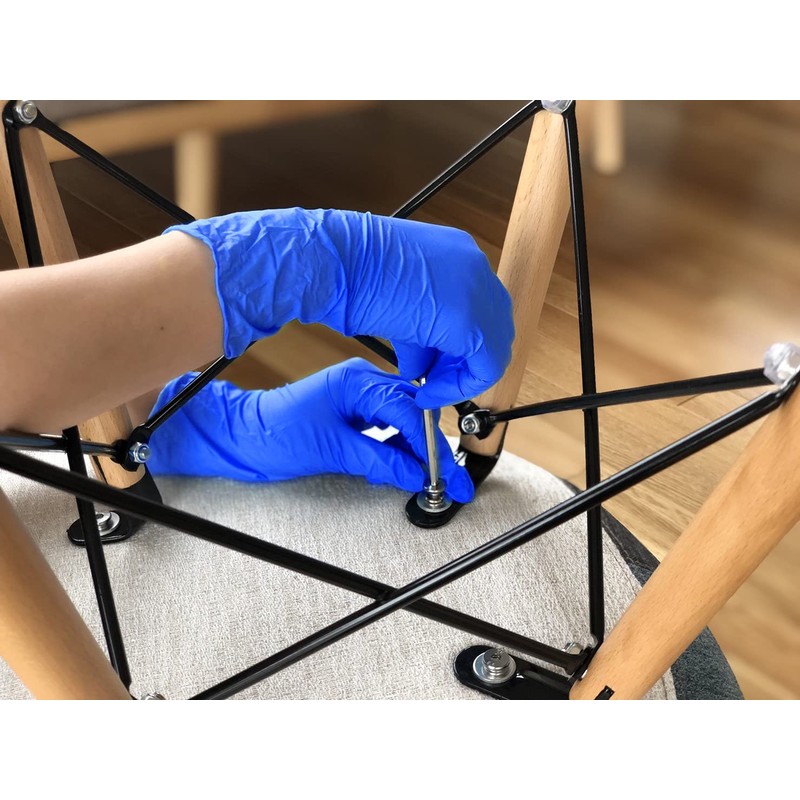 MG Universal Nitrile Gloves, Medium, Pack of 100, 50 Pairs