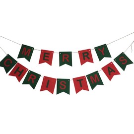 Happy Spring Christmas Wall Sticker Decor Garland (merry christmas)