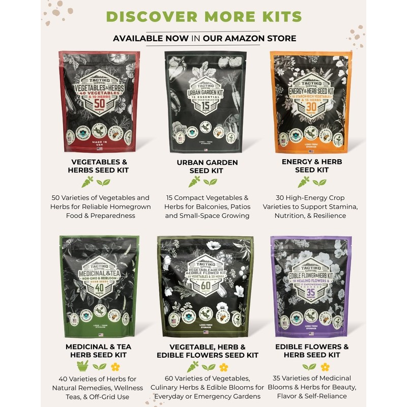 15 Tactiko Rapid Growth Microgreens & Vegetable Seed Kit –