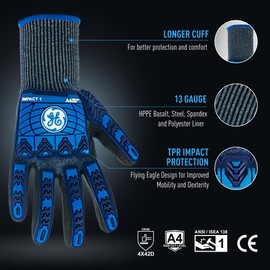 13 GA MICRO FOAM NITRILE TPR IMPACT 1 A4 GLOVE S