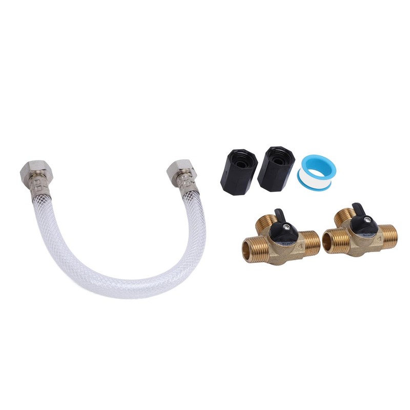 RV Water Heater by Pass Kit, 12 Inch Reinforced Hose