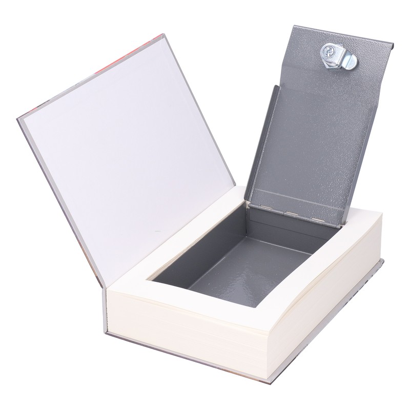 Simulation Book Security Locking Box Cash Coin Money Storage Safe