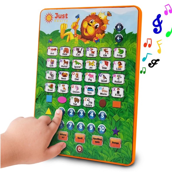 Just Smarty Alphabet Tablet to Learn Letters, ABC, Numbers, Shapes,