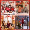 MOUNTCLIM 24 Pcs 3D Chinese New Year Garland Ceiling Decorations