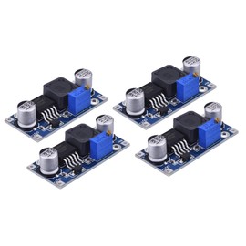 [4 Packs] Boost Regulator DC-DC Boost Circuit Board XL6009 Output: DC 5 V - 35 V 4A Power Supply Module YMS PARTS