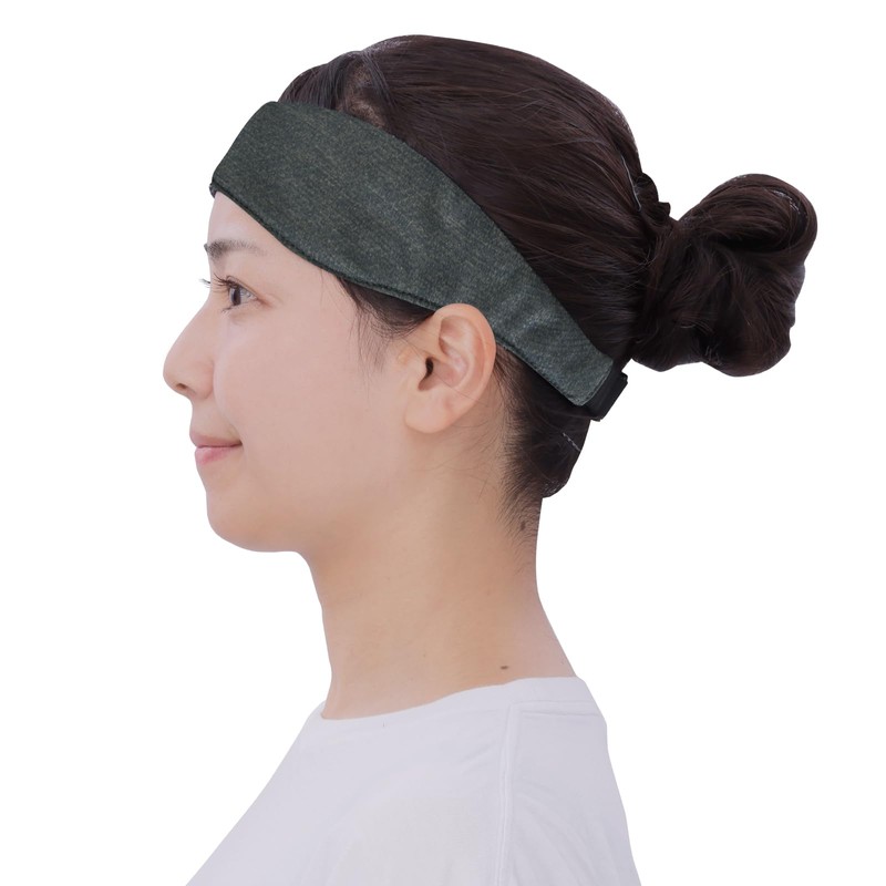 [YAKeNU UV CUT MASK] MARUFUKU 汗取り爽クール「吸汗超」 (333 杢ブラック)