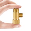 Brass Water Line Adapter Splitter for Refrigerator, Ice Maker Fridge