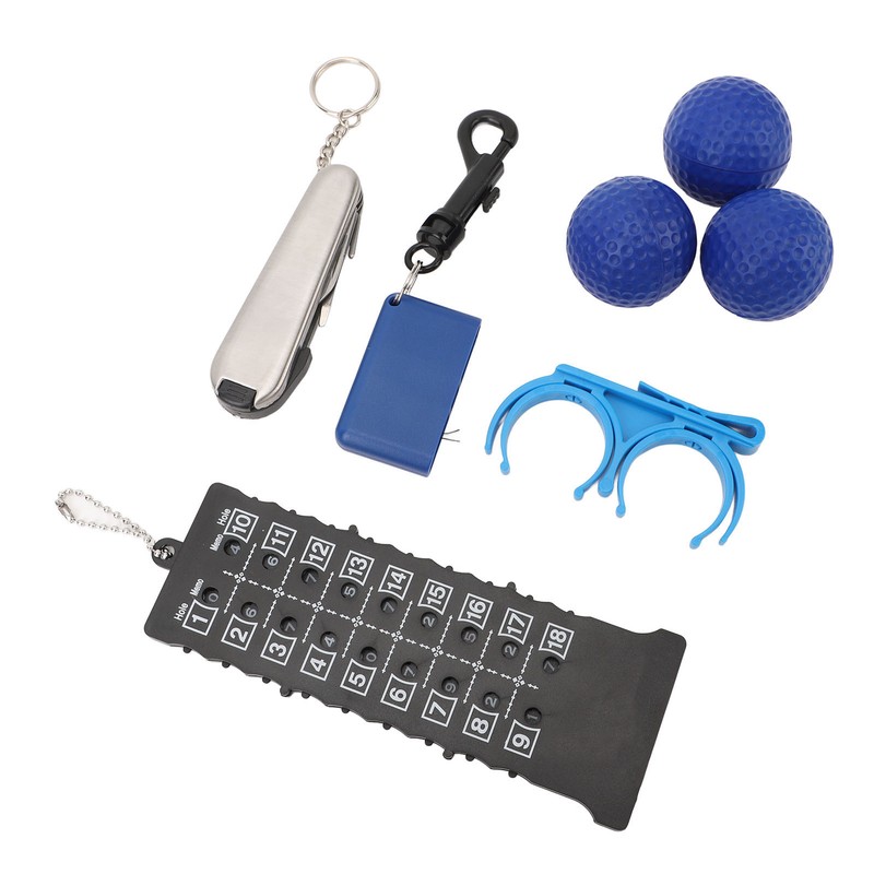 6 in 1 Golf Accessory Bag PU Leather with Tees