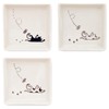 J-kitchens Kobosho Sho~ This Cat, Square Shape, Small Plate, Set
