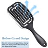 Vinabo 2 Hair Brush, Hair Brush without Pulling, Detangling Brush,