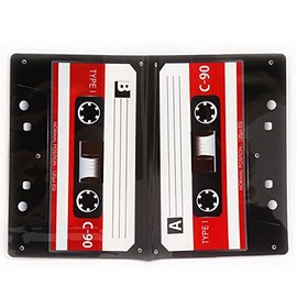 Gifts UK® Camera Passport Cover Travel ID Holder Case with Card Ticket Pouch (Cassette)