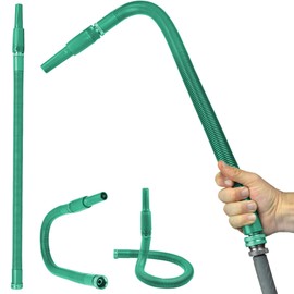 Bernini FlexEnd Garden Wand, Flexible Hose Sprayer with Fireman Nozzle for Versatile Watering and Cleaning - 31" Reach, Jade