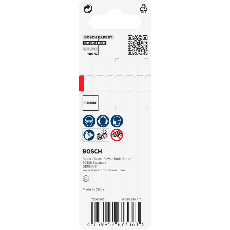 Bosch 2 x Pro Planer Blades (for Plastic-Coated Panels, Hardwood,