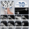 Sagetta Magnetic Handheld Shower Head with Filter, 10 Spray Modes,