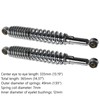 Motorcycle Shock Absorber Chrome Shocks Eye To Eye 335mm Compatible