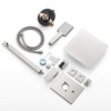 SOKA Shower Faucet Set 10 Inch Rainfall Shower System with