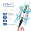 Red SFP+ Cable, 10G SFP+ DAC, 0.5M(1.64ft), Passive Direct Attach