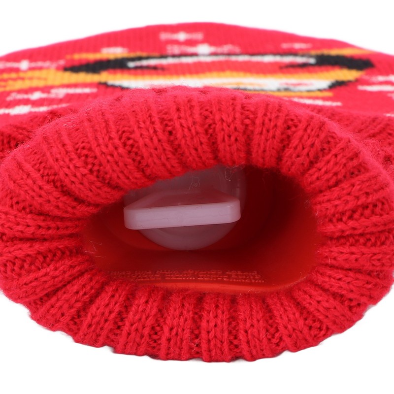 Hot Water Bottle Rubber Leakproof Relieve Pain Cute Knit Cover