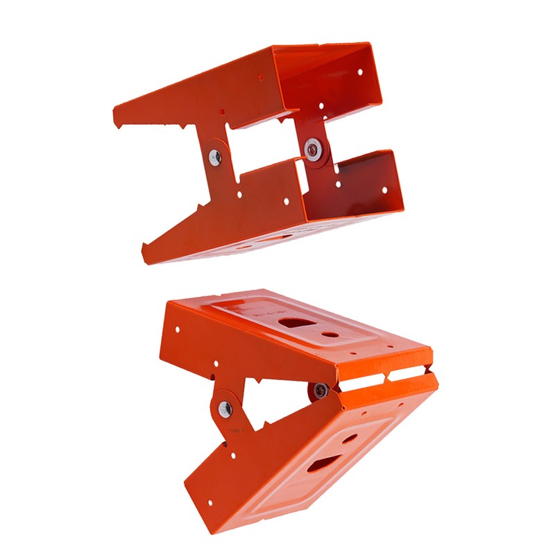 2PCS Saw Horse Bracket Cold Rolled Steel Mechanical Sawhorse Brackets