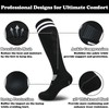 Black Soccer Socks Youth Boys 8-12 Kids Soccer Socks 6-8