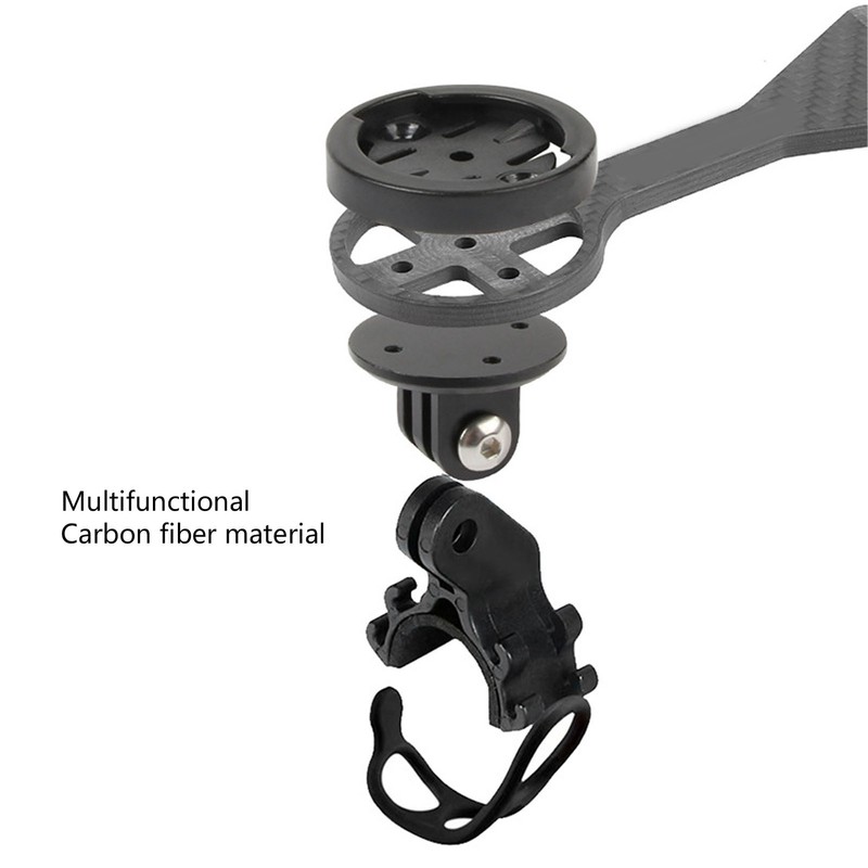 Out Front Stem Mount Carbon Fiber Lightweight Handlebar Cycling Computer