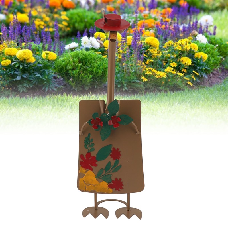 Couple Duck Shovels Ornaments Iron Art Exquisite Hand Painted Fun