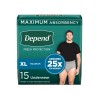 Depend XL Depend Fresh Protection Adult Incontinence Underwear for Men,