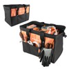 15-Inch Heavy Duty Tool Bag, Portable Empty Tool Box Organizer