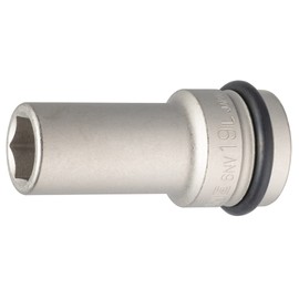TONE HP6NV-19L Long Socket for Impact: 0.7 inch (19.0 mm) (3/4 inch), Double Side Width 0.7 inch (19 mm)