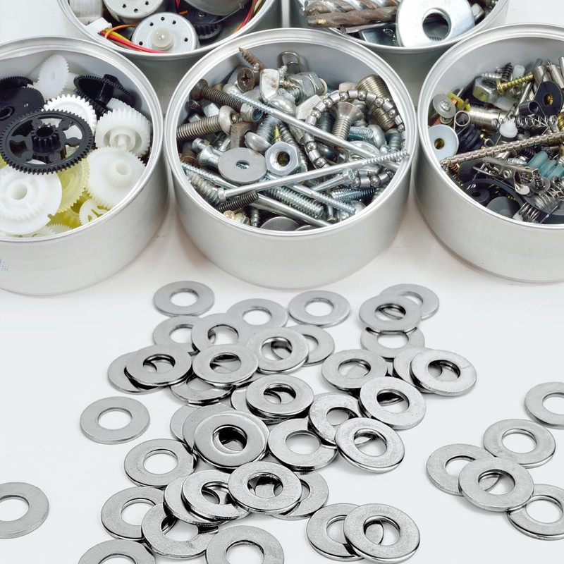 30 Pcs 5/16" Stainless Flat Washer, #8 Flat Waskers, M8