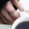Ceniaioe Gold Rings for Women Fidget Ring Silver Oura Rings