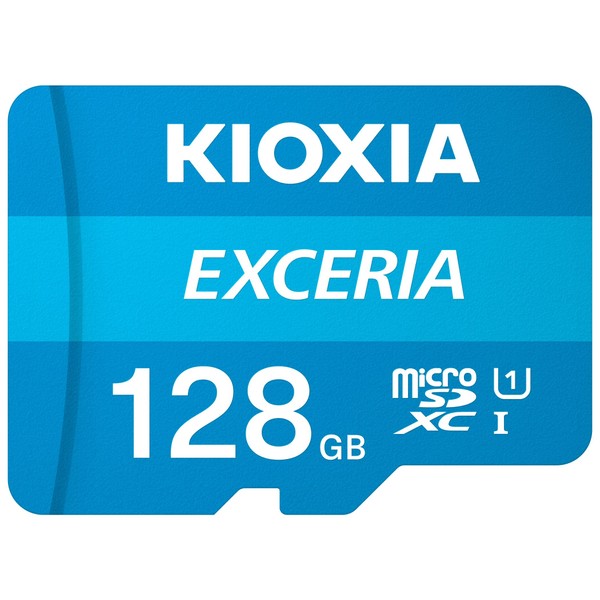 KIOXIA KLMEA128G, Former Toshiba Memory, MicroSDXC Card, 128GB, UHS-I, Class 10 (Maximum Read Speed 100 MB/s), Nintendo Switch Compatible, Genuine Product