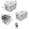 BEAMNOVA 8lbs Commercial Grease Trap Stainless Steel Interceptor for Restaurant
