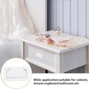 MOROBOR 4 Pack Doors Drawer Handle Flush Ring Hidden Pull