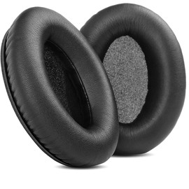 ACCOUTA Professionelle Ersatz-Ohrpolster Kissen Kompatibel mit August EP735 EP765 Active Noise Cancelling Bluetooth Kopfhörer Ohrpolster mit weicherem Proteinleder/Memory-Schaum