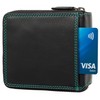 Visconti Spectrum Picasso Zip Around Leather Wallet RFID and Tap