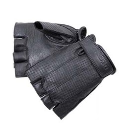 DEGNER Half Mesh Leather Gloves / HALF MESH LEATHER GLOVE TG-82MH (Black, L)