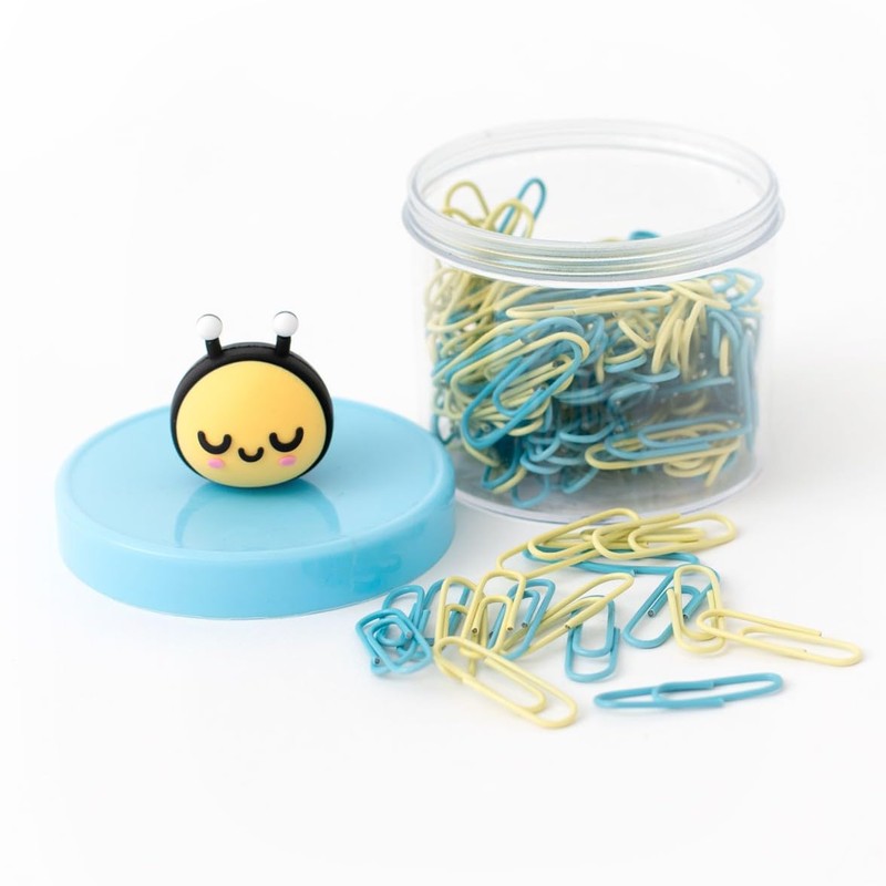 Mr. Wonderful - Container with Clips - Bee