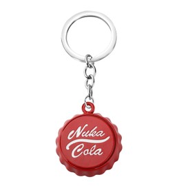 KEYCHIN Nuka Cola Bottle Cap Keychain Vedio Game Fans Gifts Nuka Cola Bottle Opener Jewelry Nuka Game Merchandise (Nuka Cola K)
