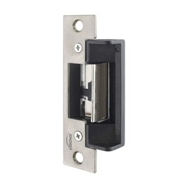 Visionis FPC-5393 VIS-EL103-FSE 770lbs Electric Door Strike Lock for Wood Metal Doors 12V Fail Secure Normally Open Access Control with Power Supply