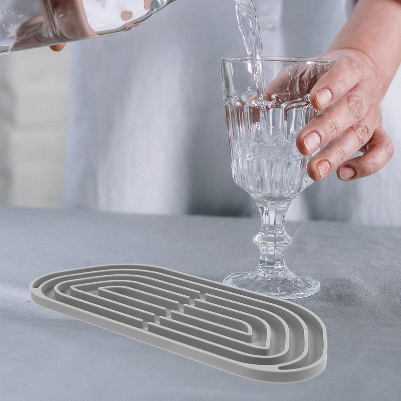 GALPADA Tapete de Silicona para Refrigerador Antideslizante Protector para Bandeja