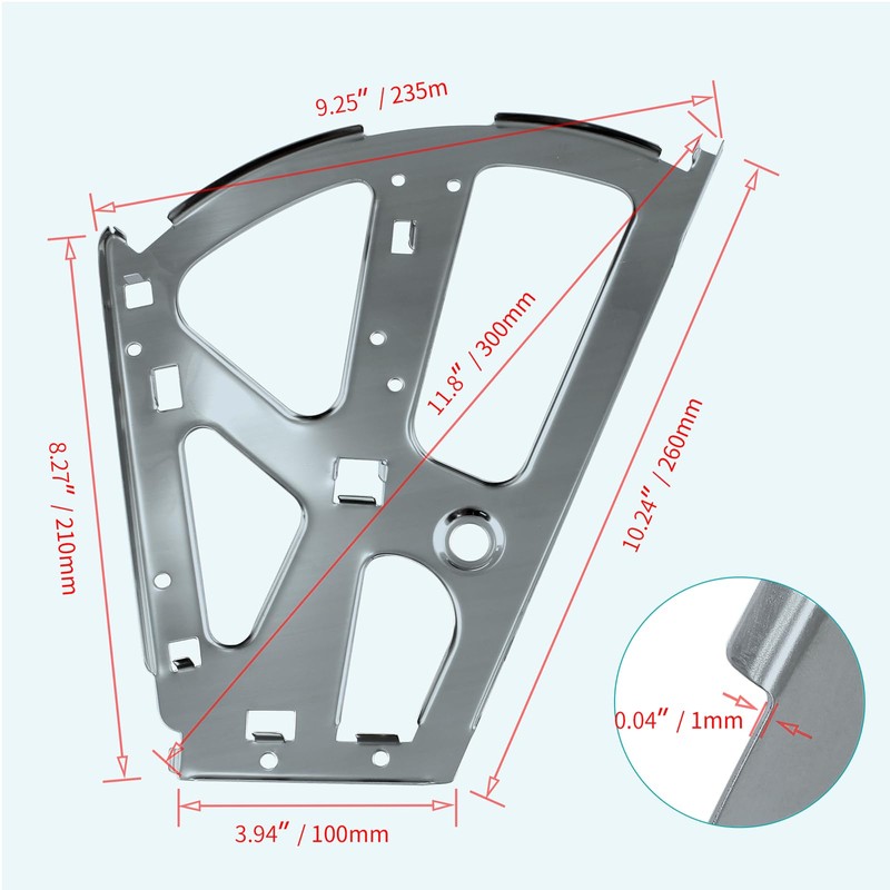 PHITUODA 2 Layers Shoes Drawer Cabinet Hinges Flip Frames, Grey
