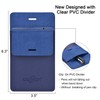 CACTURISM Pocket Protector, 4 Pack Premium PU Leather Men Women