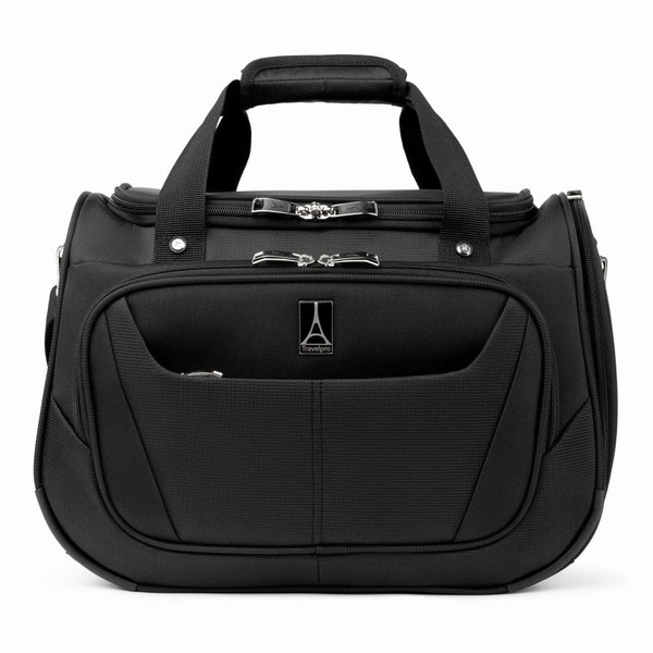 Travelpro Maxlite 5 Softside Lightweight Underseat Carry-On Travel Tote, Overnight Weekender Bag, Men and Women, Black, 18-Inch
