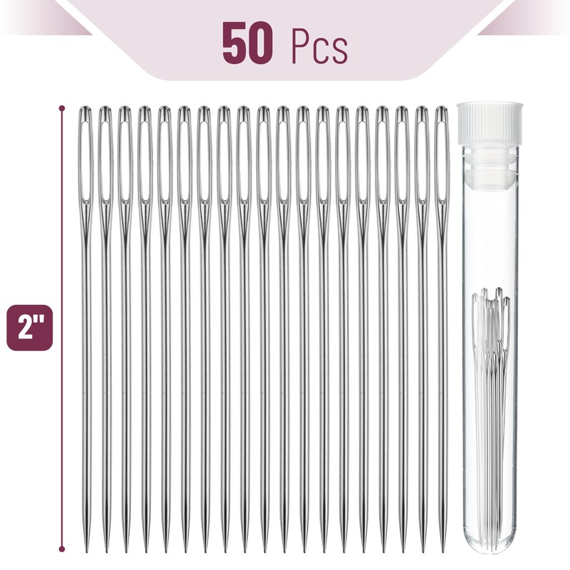 Mr. Pen- Large Eye Needles for Hand Sewing, 50 pcs,