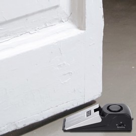 Beavorty Portable Door Stop Alarm Door Security Alarm Anti-Theft Device for Home Safety for Families and Women Practical Design for Wind Resistance