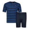 ADAMO Serafino Short Striped Pyjamas in Navy for Men Anil